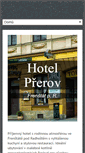 Mobile Screenshot of hotelprerov.com